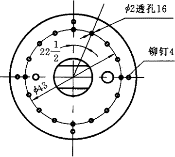 膠質(zhì)層測(cè)定儀壓力盤俯視圖