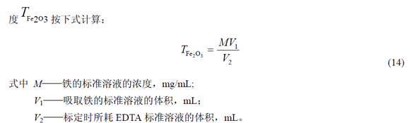 煤灰成分分析方法14