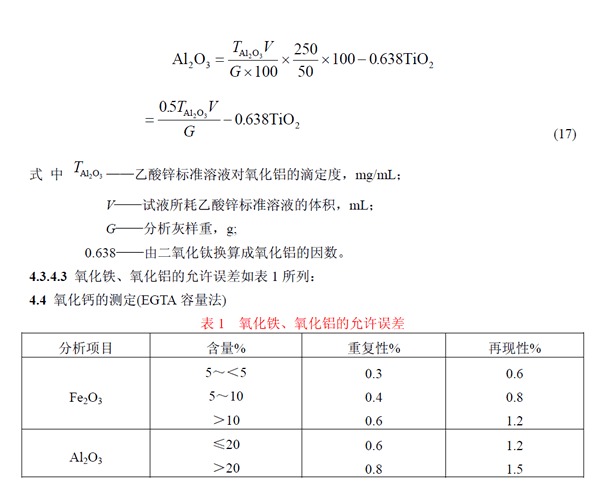 煤灰成分分析方法17